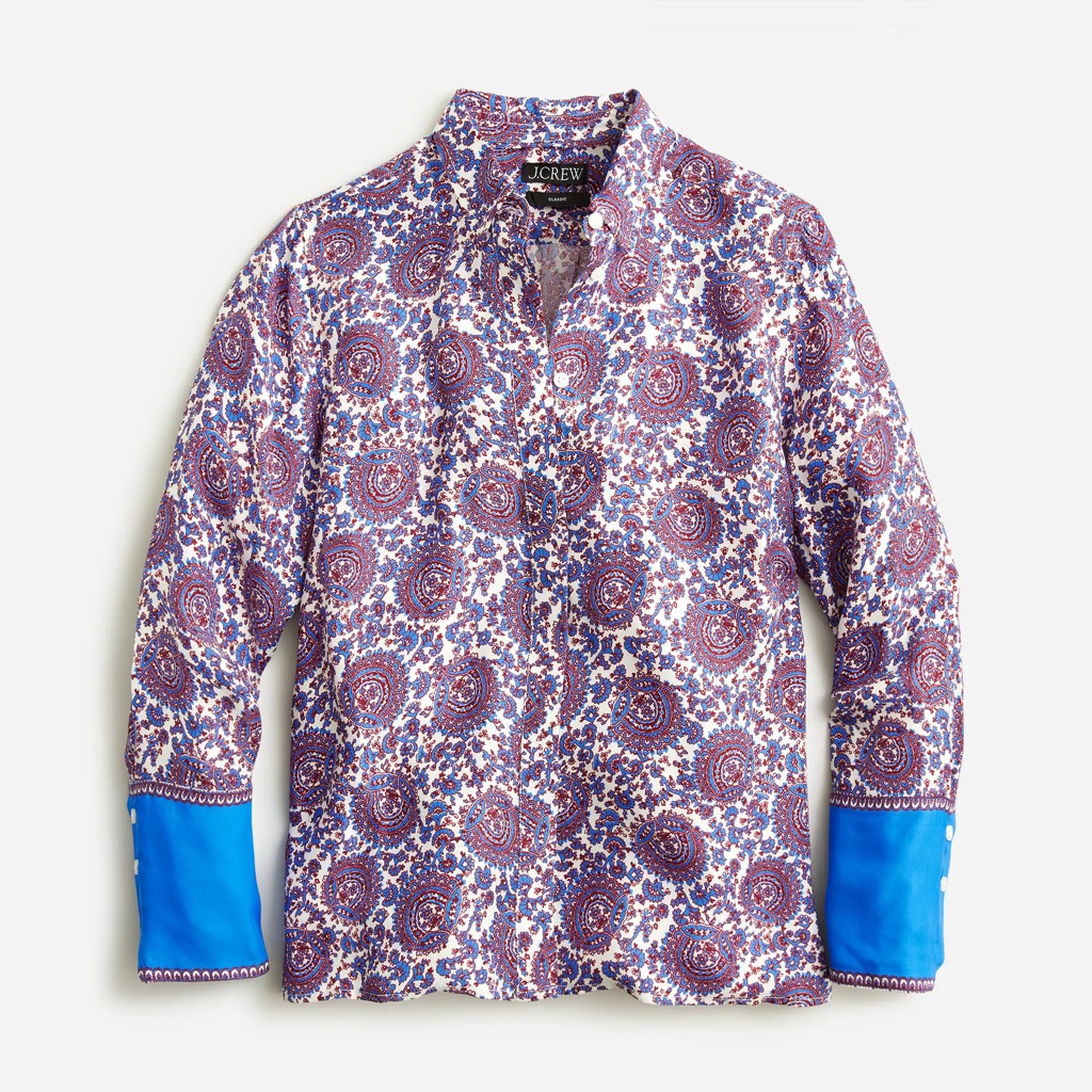 Classic-Fit Drapery Shirt
